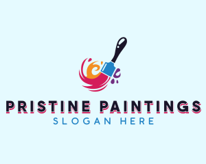 Paint Repair Renovation logo design