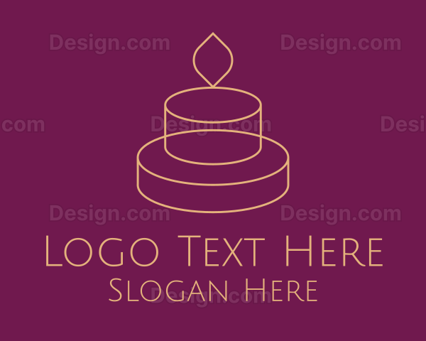 Scented Candle Layer Logo