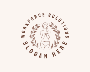 Female Woman Beauty logo design