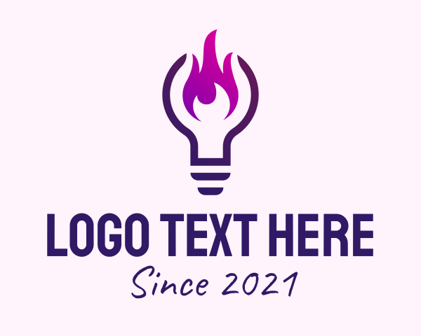 Lighting logo example 3