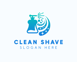 Cleaning Diswashing Liquid logo design