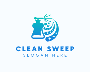 Cleaning Diswashing Liquid logo design