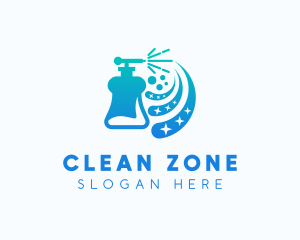 Cleaning Diswashing Liquid logo design