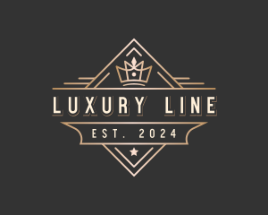 Luxury Crown Boutique logo design