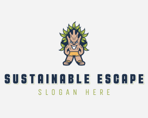 Sustainable Tree Planting  logo design