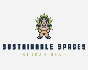 Sustainable Tree Planting  logo design