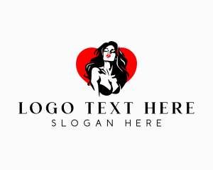 Sexy Woman Body logo