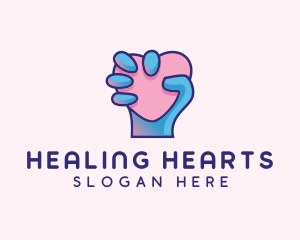 Heart Hand Hold logo