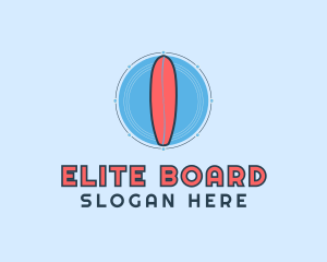 Water Surf Board logo