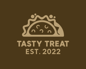 Mexican Taco Food Stall  logo design