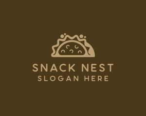 Mexican Taco Food Stall  logo design