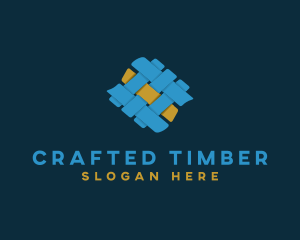 Fabric Pattern Weaver logo design