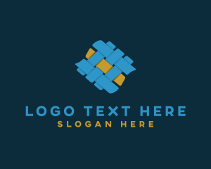 Texture - Fabric Pattern Weaver logo design