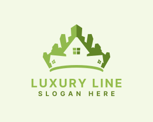 Luxury Realty Crown logo design