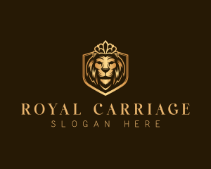 Royal King Lion logo design