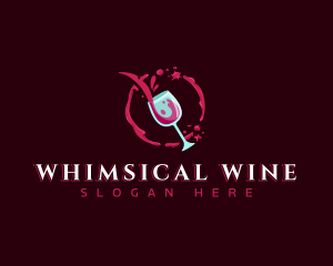 Wine Bar Liquor logo design