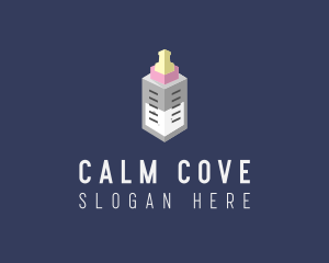 Isometric Milk Bottle  logo