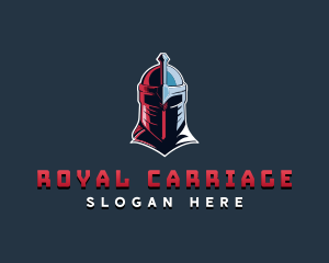 Helmet Knight Armor logo design