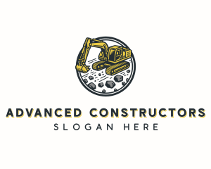 Demolition Excavator Contractor logo design