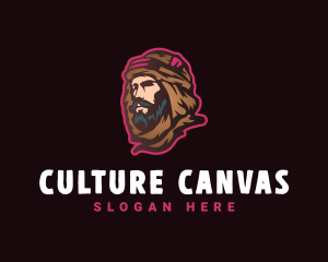 Cultural Bedouin Man logo