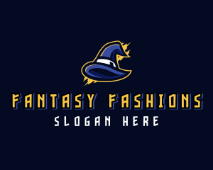 Witch Hat Fantasy logo design