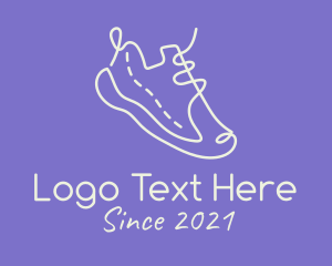 Running Shoes Doodle logo