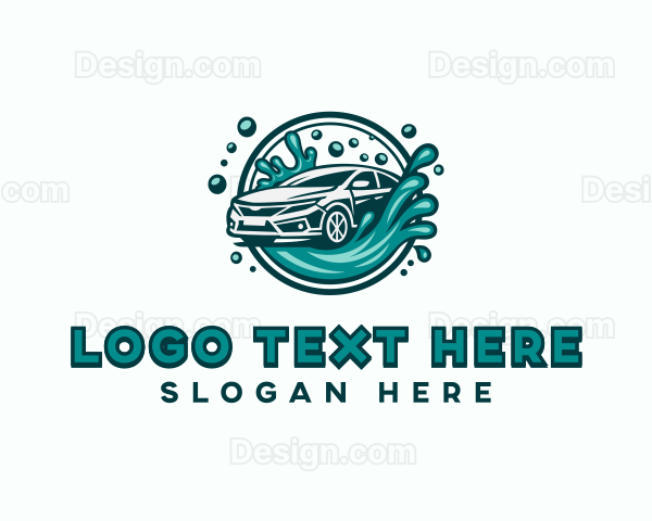 Automobile Car Wash Logo