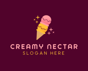 Starry Fruit Ice Cream logo
