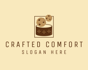 Chocolate Chip Cookie Jar logo design