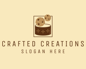 Chocolate Chip Cookie Jar logo design