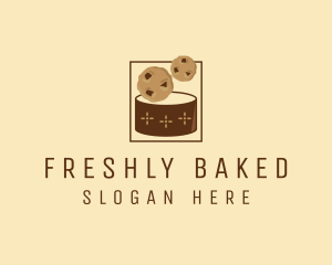 Chocolate Chip Cookie Jar logo design