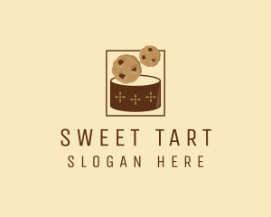 Chocolate Chip Cookie Jar logo design