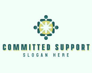 People Support Community logo design