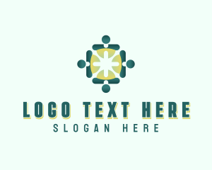 Association - People Support Community logo design