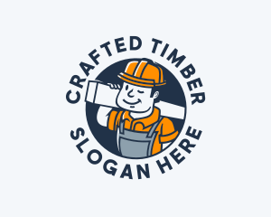 Renovation Builder Carpenter logo design