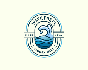 Sea Wave Ocean logo