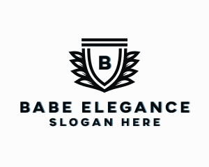 Floral Shield Boutique logo design