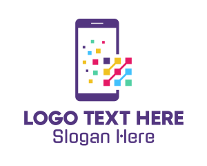 Digital Mobile Phone Logo