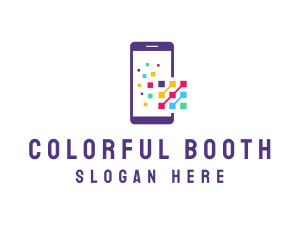 Digital Mobile Phone logo design