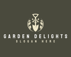 Shovel Plant Landscaping logo design