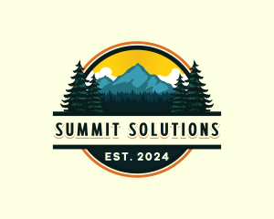 Mountain Forest Summit logo design