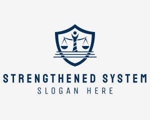 Law Firm Shield  logo design