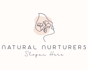 Face Flower Spa logo design