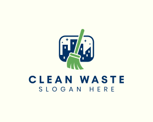 Broom City Cleaning logo design