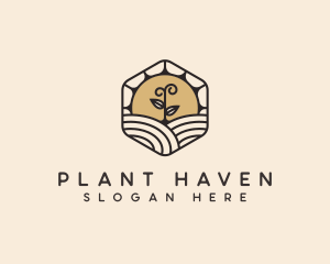 Orchard Farm Plant logo design