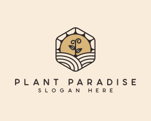 Orchard Farm Plant logo design