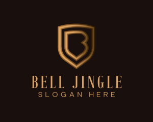 Luxury Shield Crest Letter B logo design