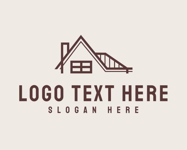 Modern Minimalist Roof logo