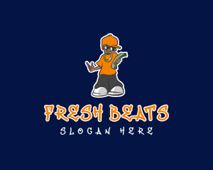 Cool Hip Hop Man logo