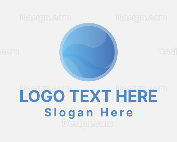 Professional Gradient Wave Logo